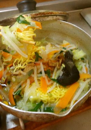 最速のたっぷり×２の野菜タンメン-レシピのメイン写真