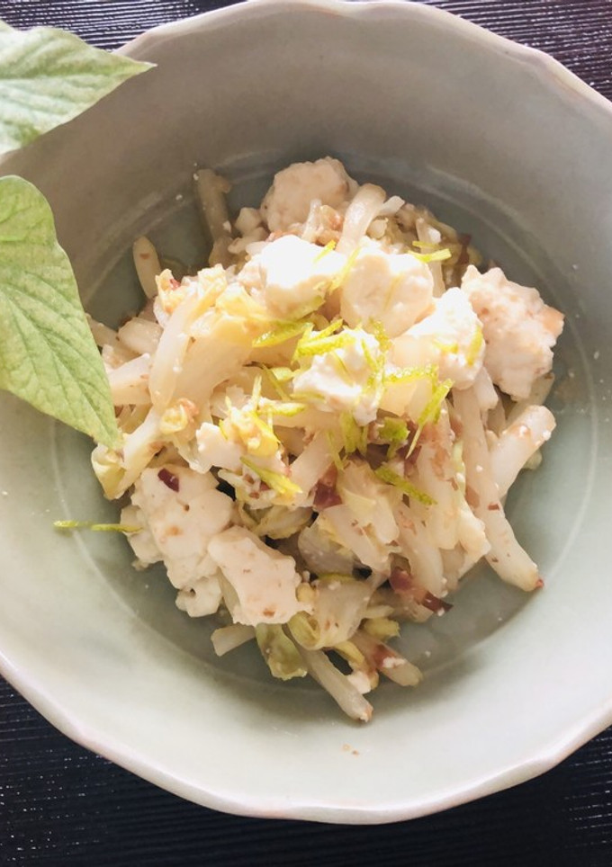 白菜と豆腐のおひたし☆冬の香-レシピのメイン写真