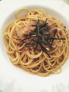 ツナのシンプル和風パスタ-レシピのメイン写真