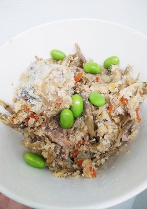 簡単に♪鯖缶とごぼうのおから和え-レシピのメイン写真