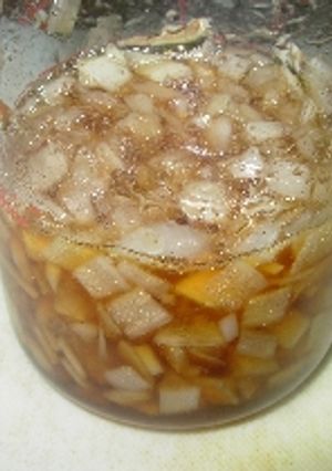 即席簡単ヘルシードレッシング（玉葱入り）-レシピのメイン写真