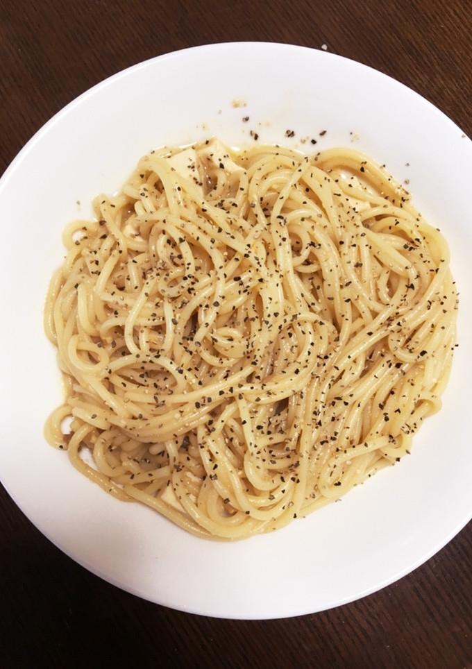 簡単 味噌汁とパスタのリメイク-レシピのメイン写真