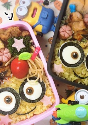 ミニオン キャラ弁 簡単 ★-レシピのメイン写真