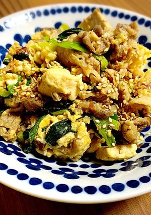 豚肉と豆腐の味噌炒め-レシピのメイン写真