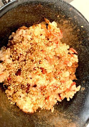 妊婦飯　簡単桜海老おにぎり！-レシピのメイン写真