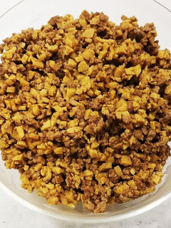 高野豆腐と挽き肉のカレー味そぼろ-レシピのメイン写真