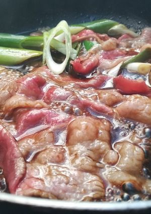 キャンプdeすき焼き-レシピのメイン写真