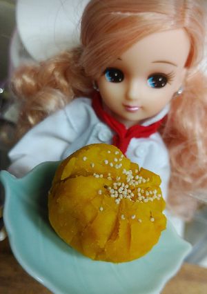 リカちゃん♡かぼちゃのチーズ茶巾ꕤ*.ﾟ-レシピのメイン写真