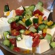 簡単☆豆腐とキュウリのイタリアンサラダ