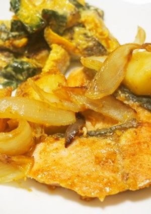 鮭とじゃが芋の味噌炒め♪-レシピのメイン写真