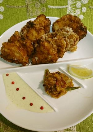 カボスマヨと味噌ダレ添え(唐揚げ)-レシピのメイン写真
