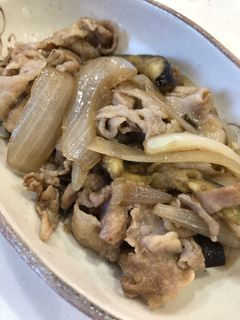 ナス入り簡単豚の生姜焼き!-レシピのメイン写真