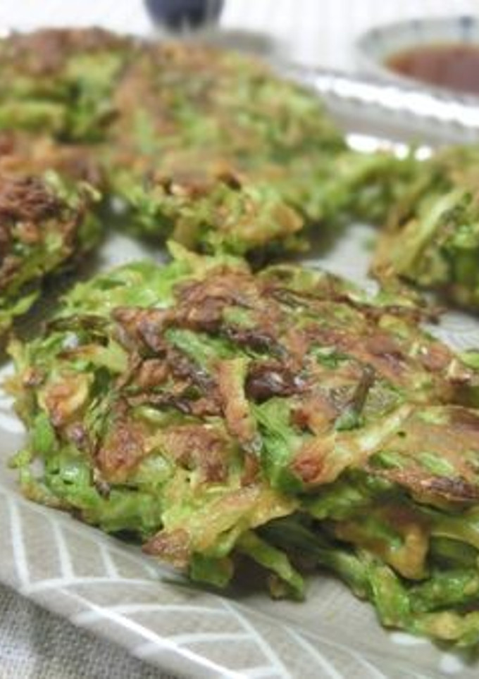 外葉が美味しい♪　キャベツのかき揚げ風-レシピのメイン写真