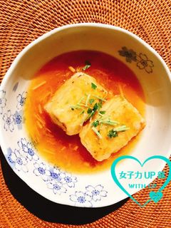 なめ茸入り☆あったか揚げ出し豆腐-レシピのメイン写真