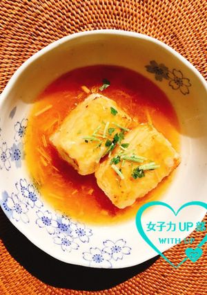 なめ茸入り☆あったか揚げ出し豆腐-レシピのメイン写真
