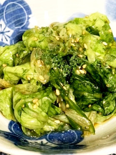 お家にある材料で簡単!!レタスサラダ-レシピのメイン写真