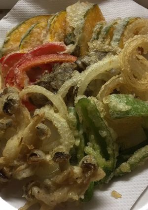 炭酸水の衣で野菜揚げ！サクサクふわふわ！-レシピのメイン写真