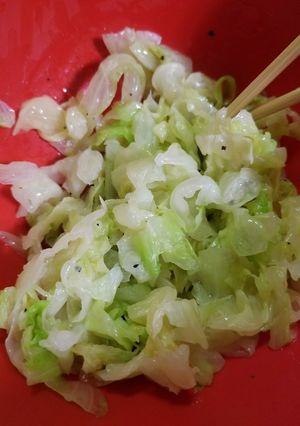 簡単あと一品付け合わせ キャベツの甘酢-レシピのメイン写真