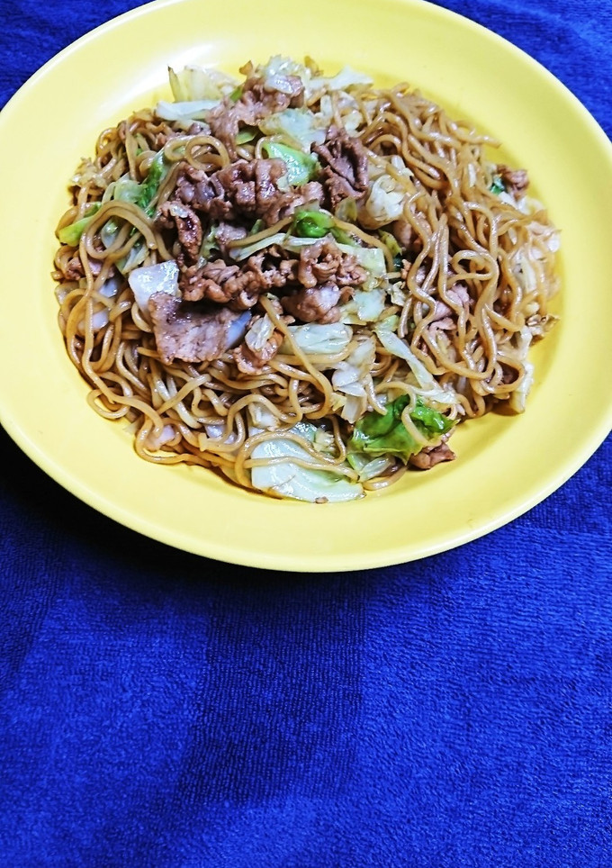 べちゃつかない簡単即席焼きそば-レシピのメイン写真