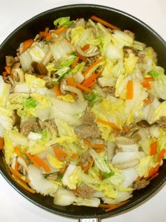 中華風野菜炒め♪簡単白菜豚肉ひき肉-レシピのメイン写真