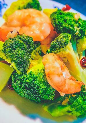 エビとブロッコリーナンプラーココナツ風味-レシピのメイン写真