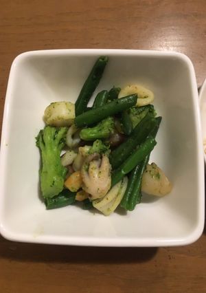 冷凍食品で！シーフード酒蒸し-レシピのメイン写真