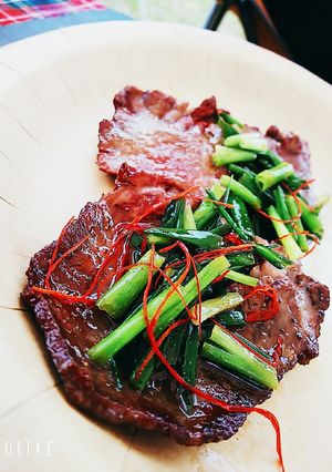キャンプ飯【ねぎ塩牛タン】-レシピのメイン写真