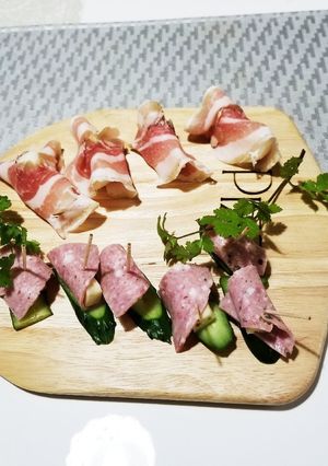 梨の生ハム乗せ-レシピのメイン写真