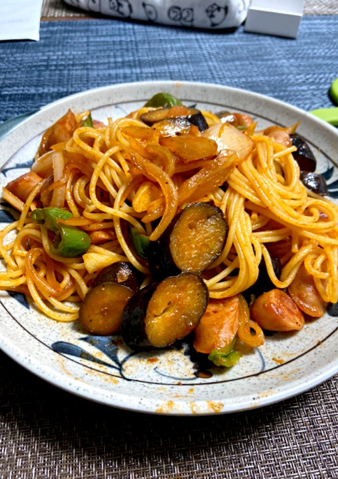 茄子とソーセージのパスタ-レシピのメイン写真