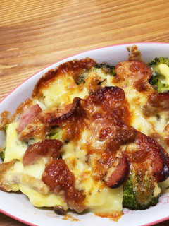 超簡単!じゃがブロッコリーのチーズ焼き♡-レシピのメイン写真