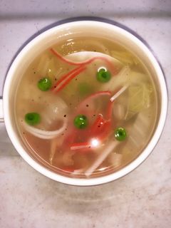 カニカマと白菜のとろっとスープ-レシピのメイン写真