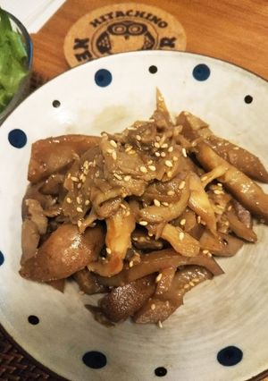 あけびの味噌炒め ～山形の郷土料理～-レシピのメイン写真
