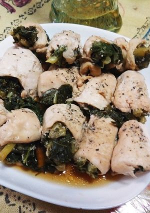 大根菜鶏肉ロール-レシピのメイン写真