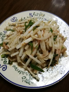 大根サラダ、梅かつお味-レシピのメイン写真