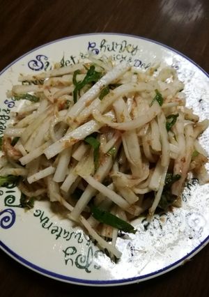 大根サラダ、梅かつお味-レシピのメイン写真