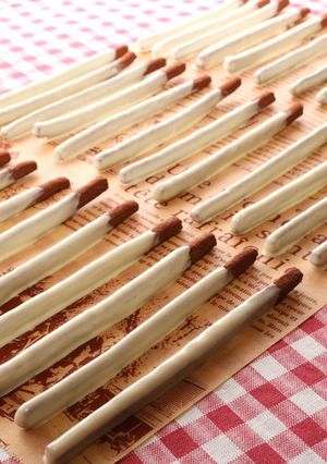 簡単！生地から手作りチョコポッキー-レシピのメイン写真