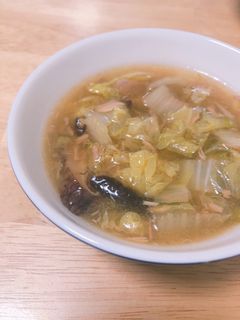 白菜とツナのスープ-レシピのメイン写真