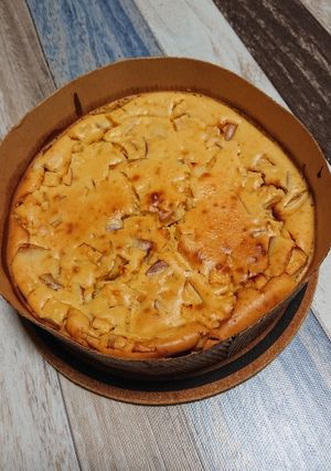 焼き芋アップルチーズケーキ-レシピのメイン写真