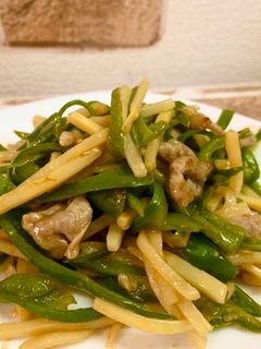 豚こま肉の青椒肉絲-レシピのメイン写真