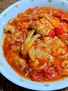 手羽中のトマトチーズ煮込み-レシピのメイン写真