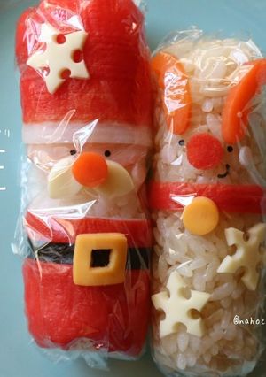 サンタとトナカイのスティックおにぎり-レシピのメイン写真