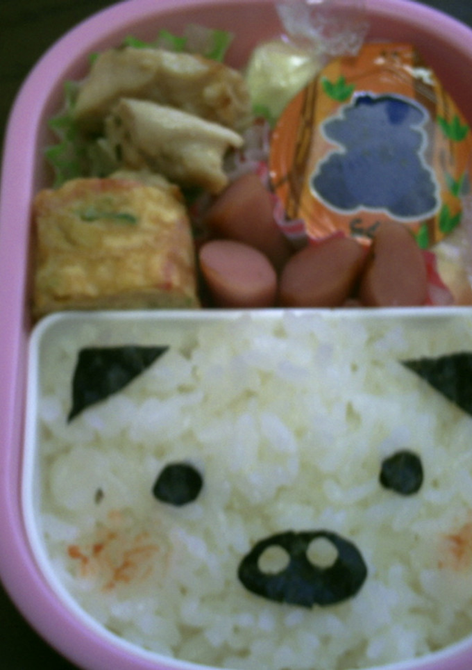 とっても簡単♪ブタさん弁当♪-レシピのメイン写真