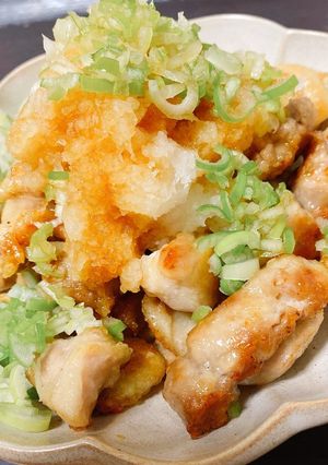 パリパリ鶏肉のさっぱりおろしかけ-レシピのメイン写真