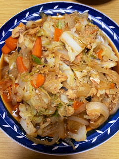 MrsWongちのしゃけ入り野菜炒め-レシピのメイン写真
