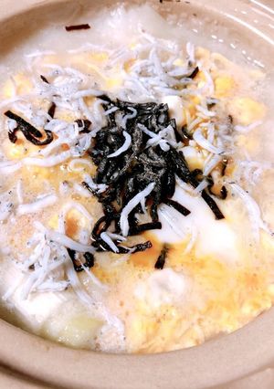 簡単山芋入雑炊-レシピのメイン写真