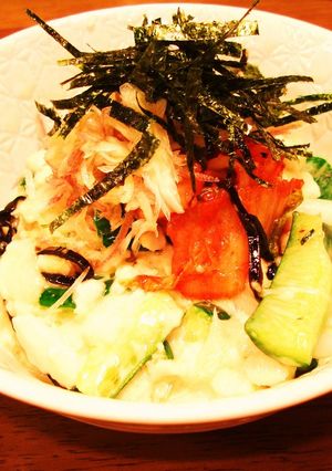 長いもすりませーん♪５分で簡単ヘルシー丼-レシピのメイン写真