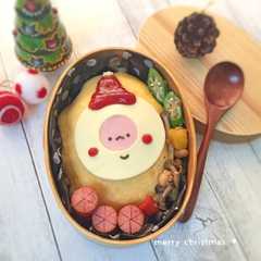 A picture of サンタオムライス☆クリスマス♩キャラ☆.