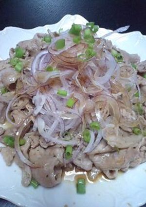 夏にさっぱり!豚肉のポン酢がけ-レシピのメイン写真