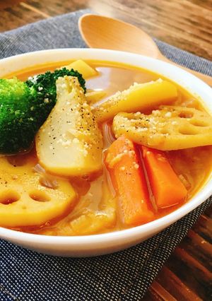 野菜の旨味たっぷり♡簡単スープカレー-レシピのメイン写真