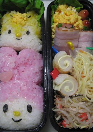【キャラ弁】　♥♡♥マイメロディ♥♡♥-レシピのメイン写真